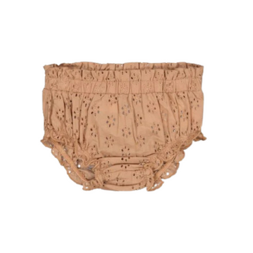 Feetje Jurk + slip broderie Summer Woven m 80 Brown Meisjes