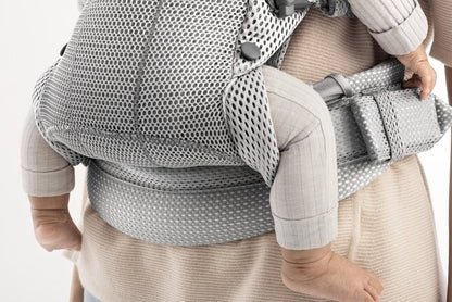BabyBjörn Porte-bébé combiné Harmony 3D-mesh argenté