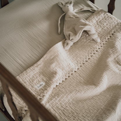 Koeka Deken voor bed lace Elba 100 x 150 cm