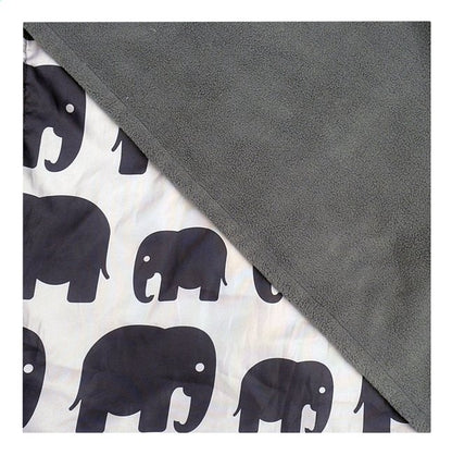 Bundle Bean Couverture multifonction grey elephants