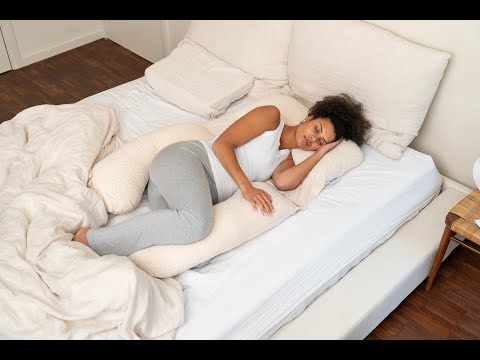 doomoo Coussin de positionnement et d'allaitement Maxxy Mini Leaves Green/blanc