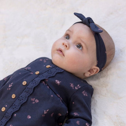 Feetje Bandeau AOP Swanlake Navy