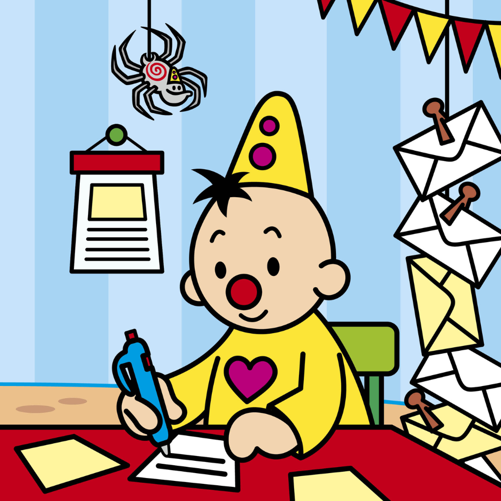 Bumba kartonboek met flapjes - Bumba is jarig Bumba