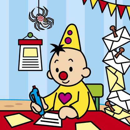 Bumba kartonboek met flapjes - Bumba is jarig Bumba