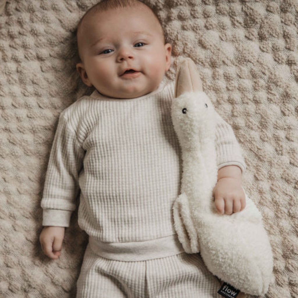 Flow Peluche avec battements de cœur Liva l'Oie Comfort beige