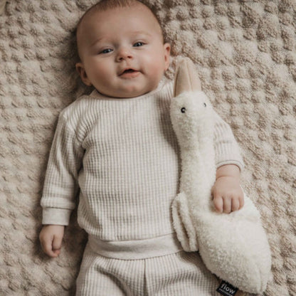 Flow Peluche avec battements de cœur Liva l'Oie Comfort beige