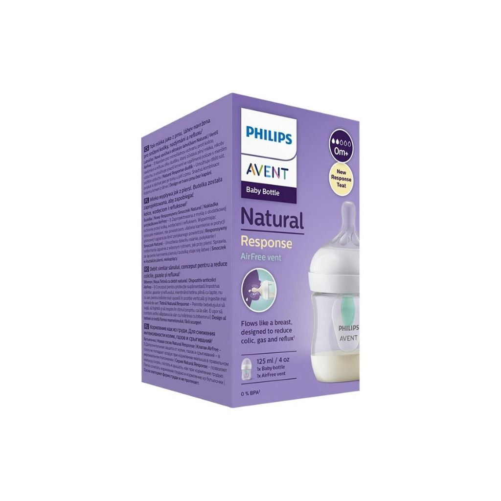 Philips AVENT Biberon Natural Response AirFree transparent 125 ml - 3 pièces
