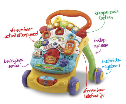 VTech Porteur-pousseur 2 en 1 Baby Walker NL