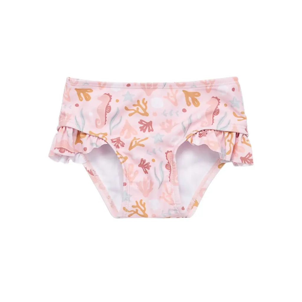 Little Dutch Zwembroekje ruches Ocean Dreams , m62/68, Roze, Meisjes