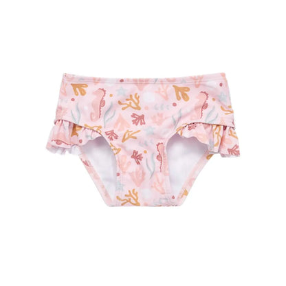 Little Dutch Zwembroekje ruches Ocean Dreams , m62/68, Roze, Meisjes