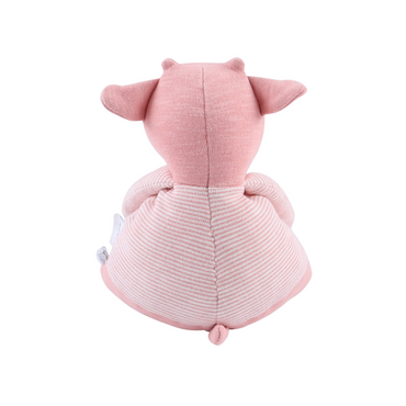 Knuffel, Noukies, N&P&L, bio katoen, klein 25cm, Lola, roos