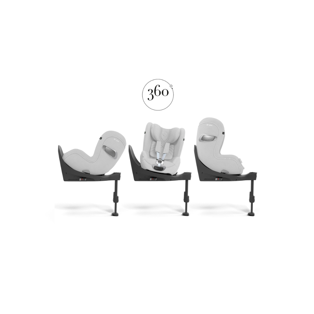 Cybex INFO autostoel GR0+ Sirona T i-Size Tissu Plus - Platinum White