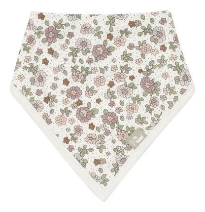 Jollein Bavoir bandana Retro Flowers - 2 pièces