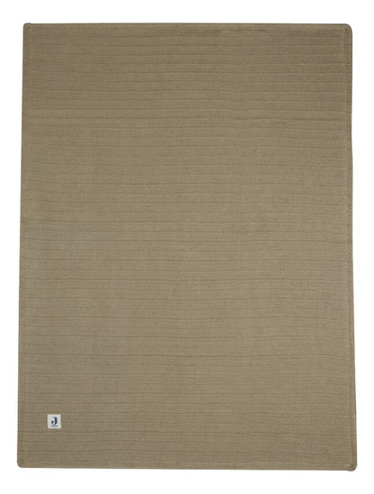 Jollein Couverture pour lit Pure Knit Velvet Biscuit