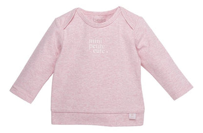 B*E*S*S T-shirt met lange mouwen Mini Petite Cute* Melange Pink