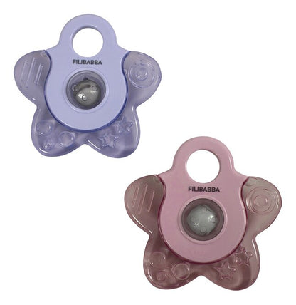 Filibabba Anneau de dentition Rafraîchissant rose - 2 pièces