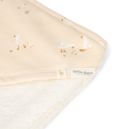 Little Dutch Cape de bain Newborn Naturals Little Goose Lg 75 x L 75 cm