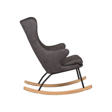Quax Schommelstoel Rocking Chair De Luxe Adult Black