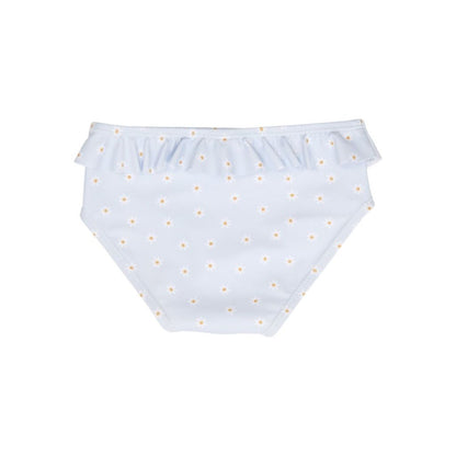 Little Dutch zwembroekje ruches Daisies Blue,62/68 ,blauw,Girls