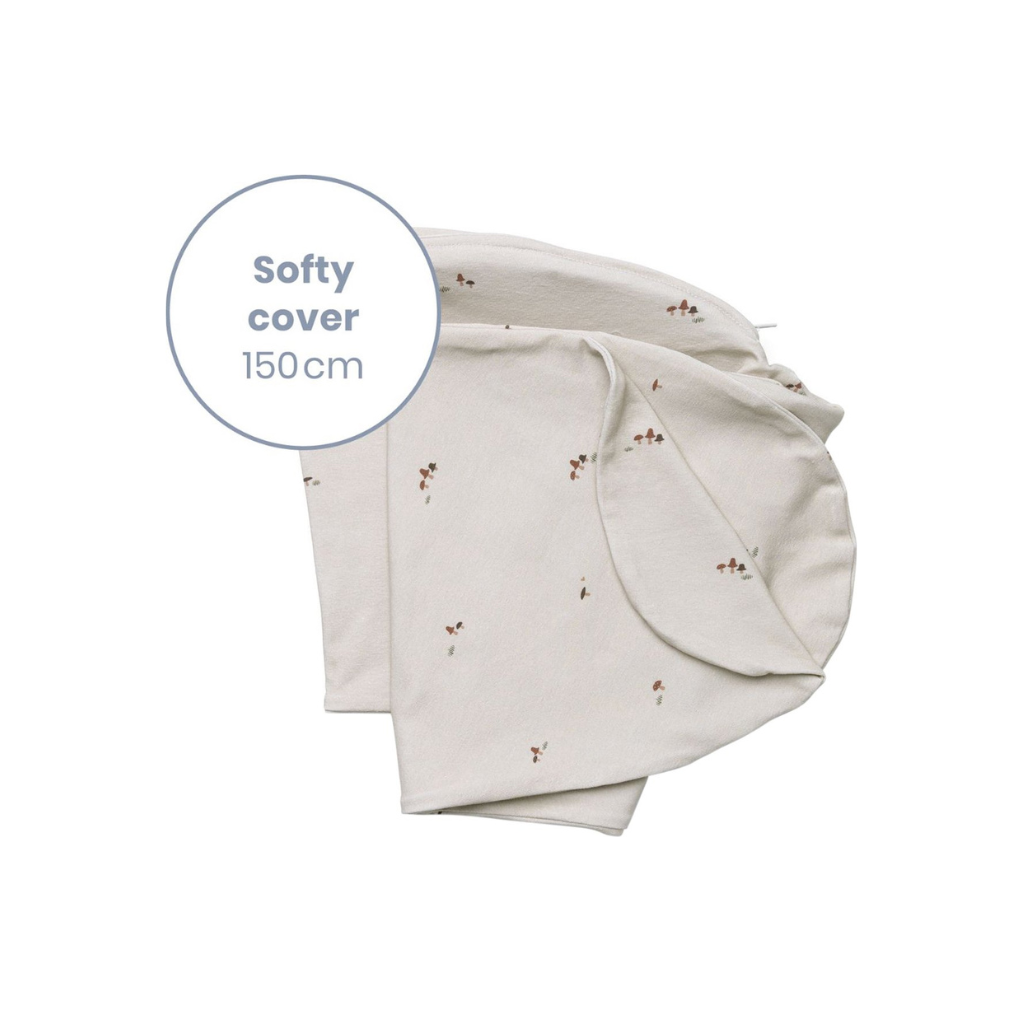 Doomoo Coussin d’allaitement Softy Mushrooms