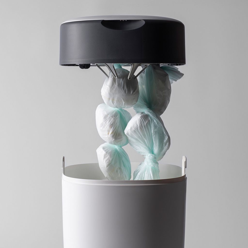 Tommee Tippee Luieremmer twist & click wit + 4-pack navulling