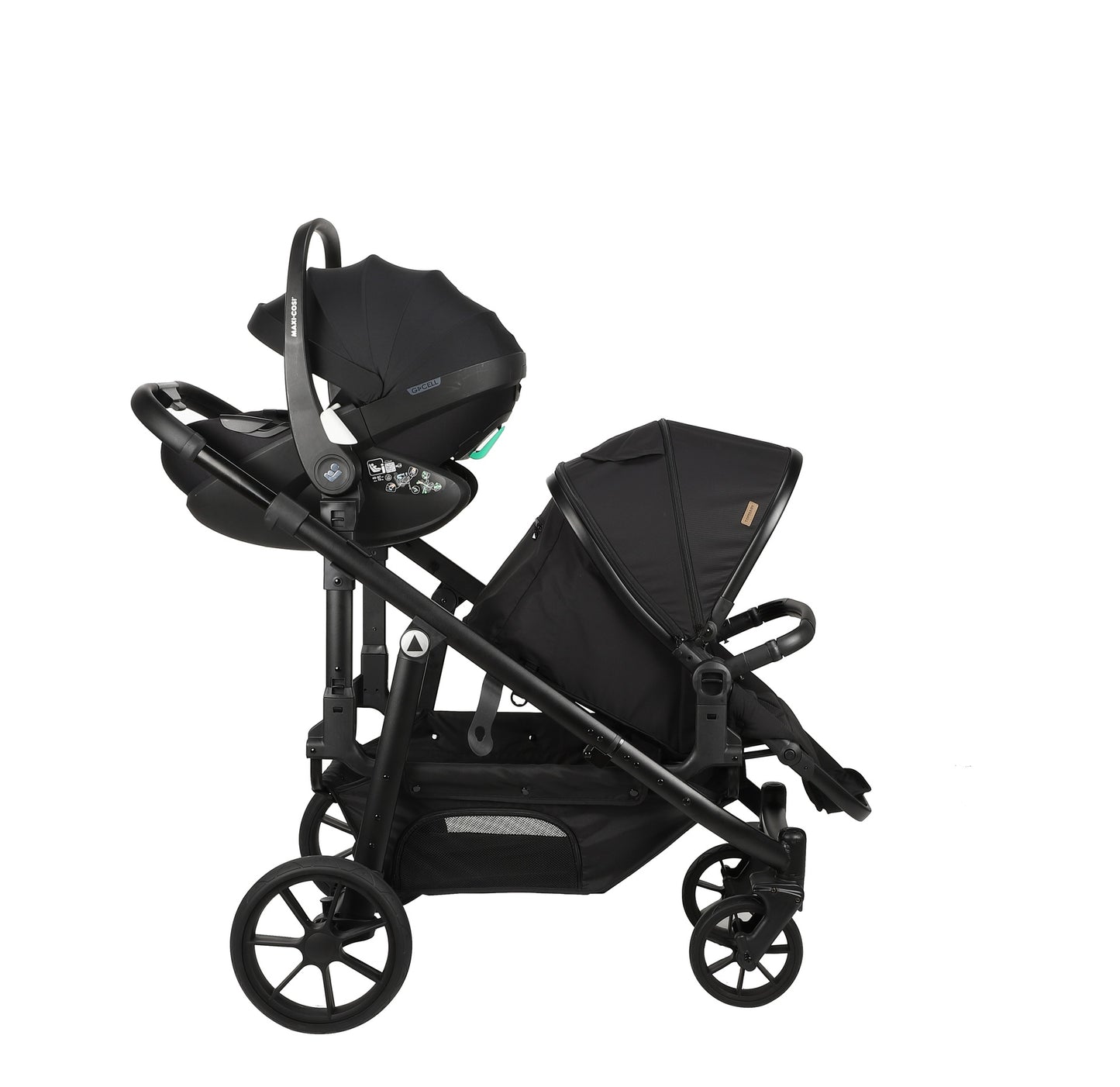Topmark Poussette double 2Combi noir