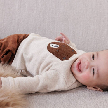 Feetje Broek velours rib Wild World Brown