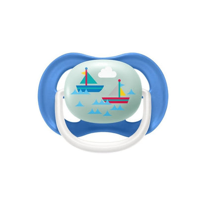 Philips AVENT Sucette + 6 mois Air Happy Range bleu/vert - 2 pièces