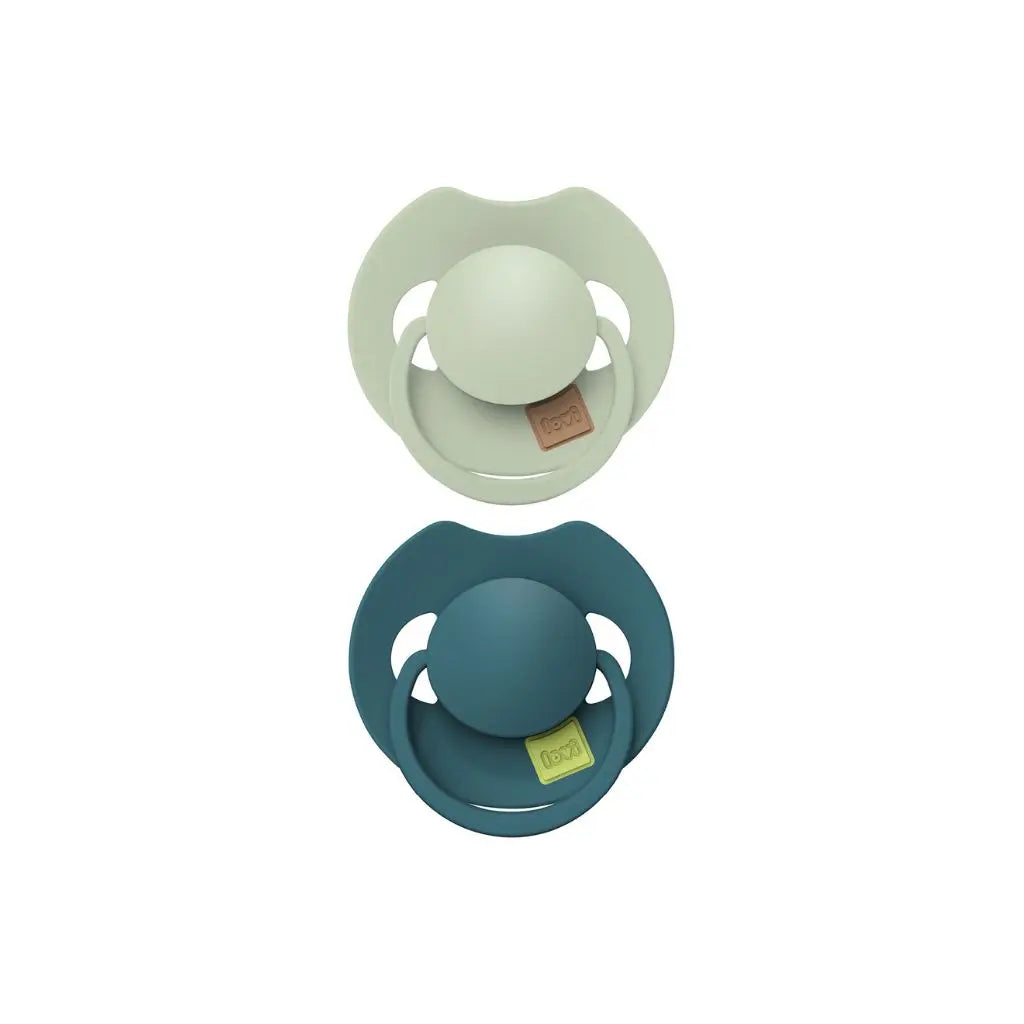 Difrax Sucette 0-6 mois LOVI Dynamic Prime Pistachio/Green - 2 pièces