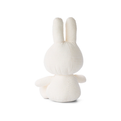 Knuffel, Nijntje, ribfluweel, 33cm, wit