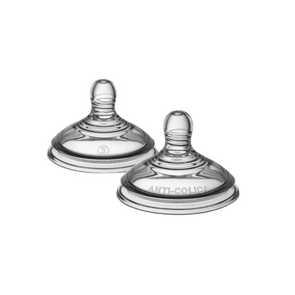 Zuigspeen, antikoliek, variabel debiet, 2-pack, anti-colique avancé, AAC, Tommee Tippee