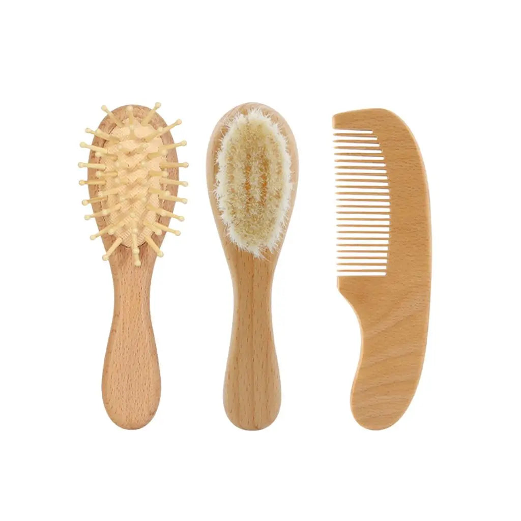 BoJungle Brosse de soin pour bébé - 3 pièces