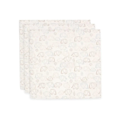 Jollein Tetradoek Elephant Tales - 3 stuks