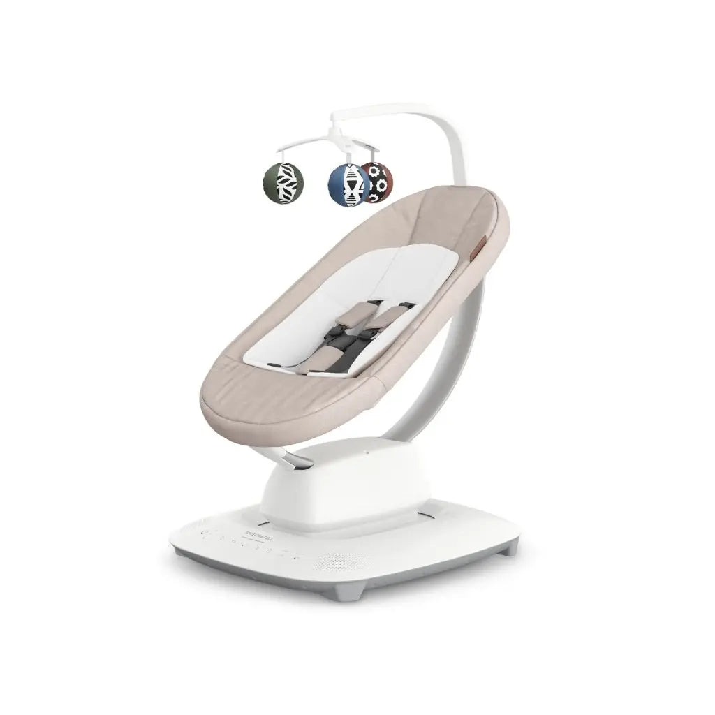 MamaRoo Schommelstoel met inlegkussen Charlie Sand