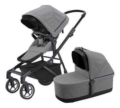 Thule 3-in-1 Kinderwagen Sleek + Voetenzak Grey Melange