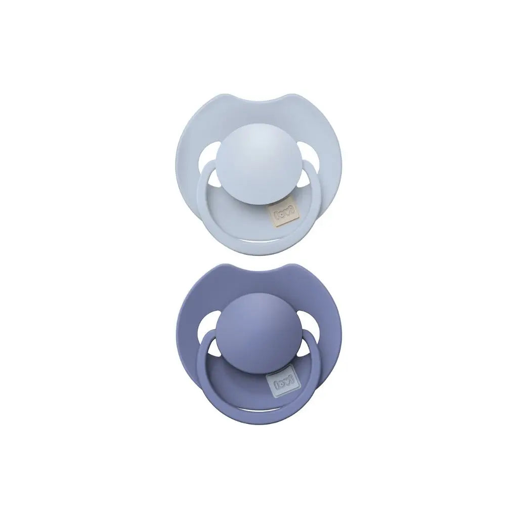Difrax Sucette 18 mois + LOVI Dynamic Prime Baby blue/Blue - 2 pièces