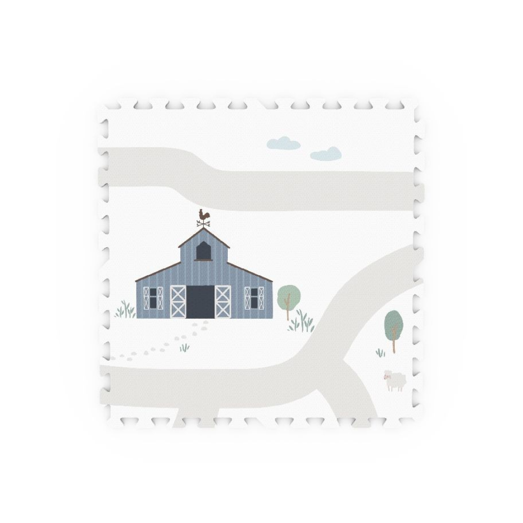 Play&Go Puzzelmat Farm Multi – 6 Stuks