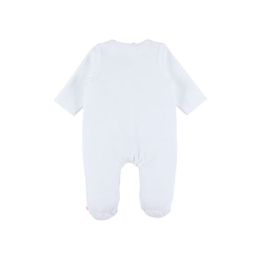 Noukie's Pyjama Fluweel Wit