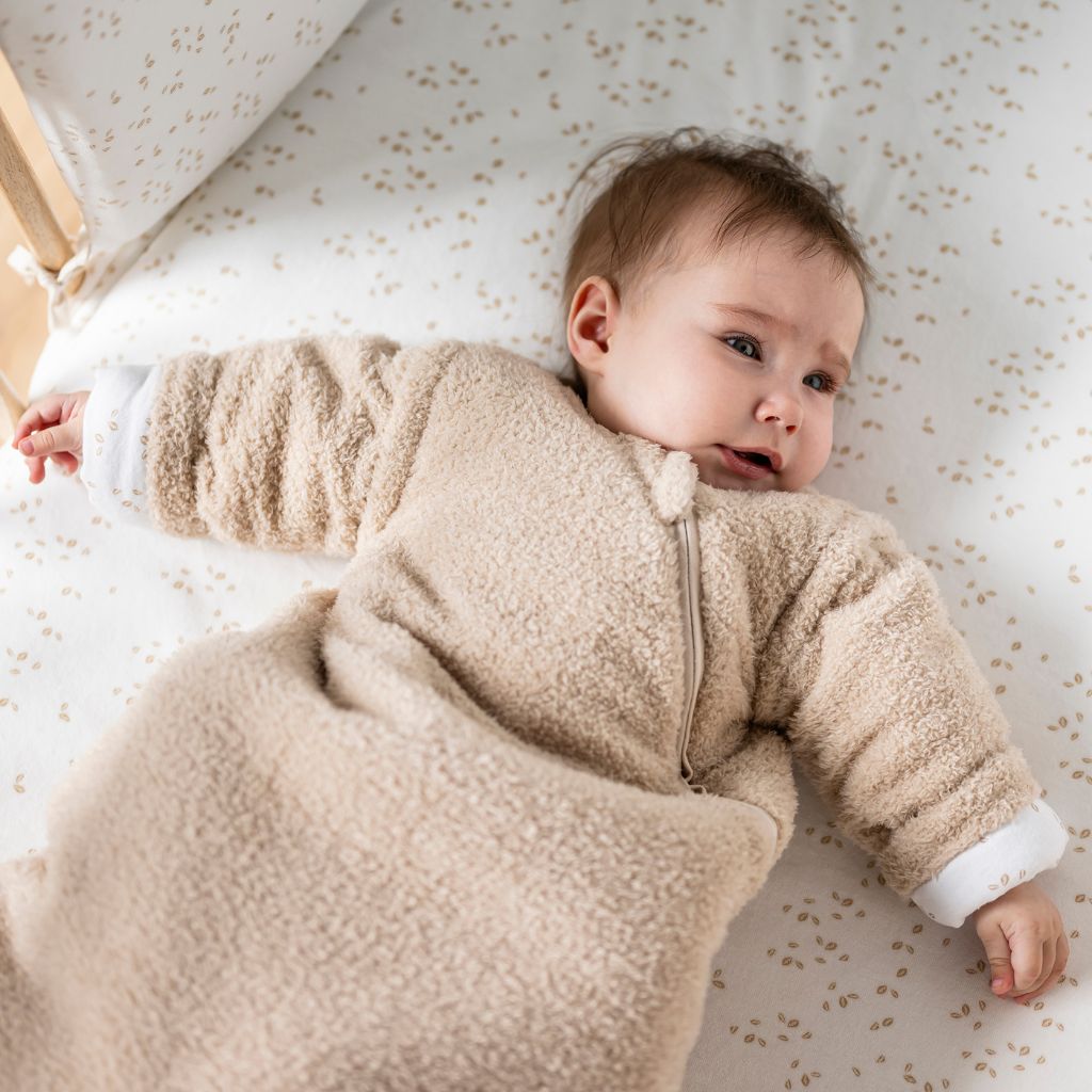 Nattou Gigoteuse avec manches amovibles Teddy 70 cm ecru