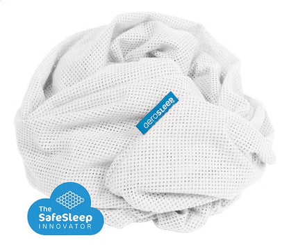 AeroSleep Matelas pour lit de bébé Evolution + 2 draps-housses Lg 60 x L 120 cm