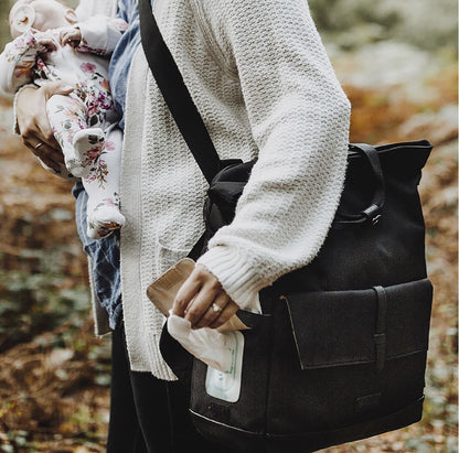 Babymel Sac à dos à langer Quinn Eco Black Dreambaby