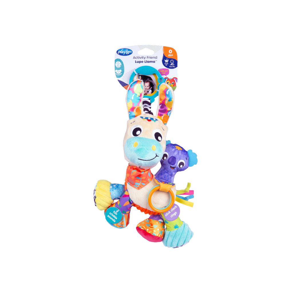 Playgro Jouet suspendu Activity friend Lupla Llama