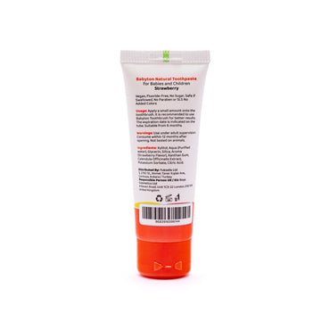 Babyton Dentifrice naturel goût fraise 50 g