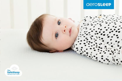 AeroSleep Matelas pour lit de bébé Evolution + 2 draps-housses Lg 60 x L 120 cm
