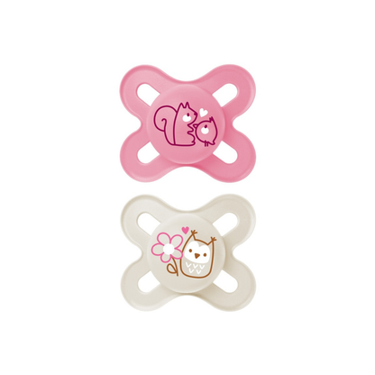 MAM Sucette + 0 mois Original Start rose - 2 pièces