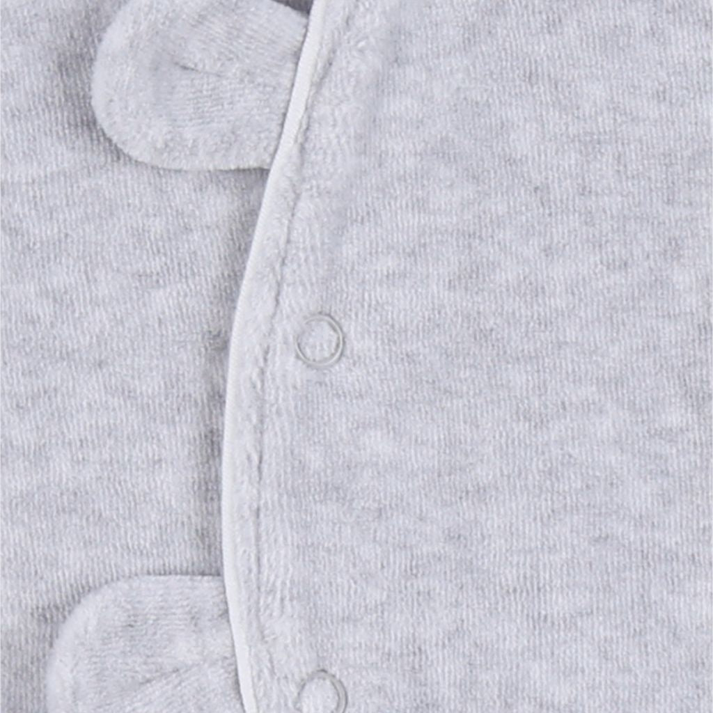 Noukie's Pyjama Fluweel Grijs