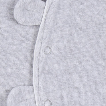 Noukie's Pyjama Fluweel Grijs