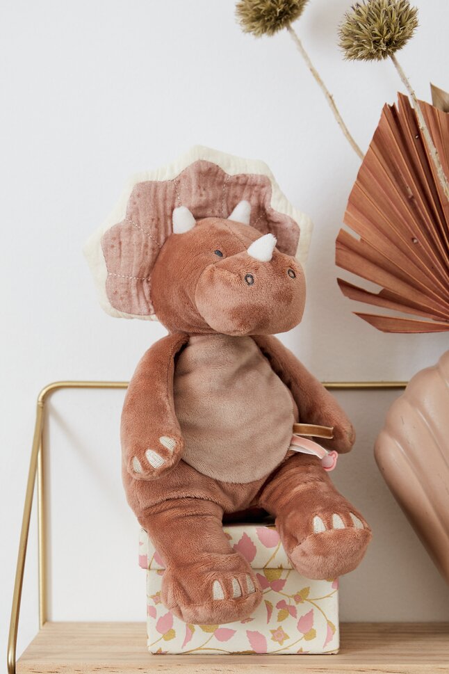 Noukie's Peluche Popsie. Gigi & Louli - Triceratops Popsie 25 cm