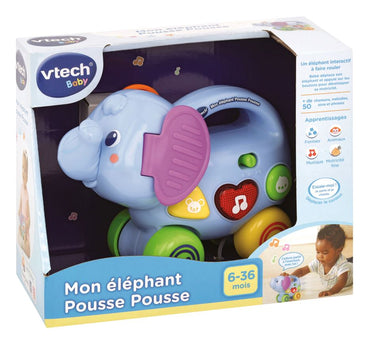 VTech Baby Mon elephant Pousse Pousse