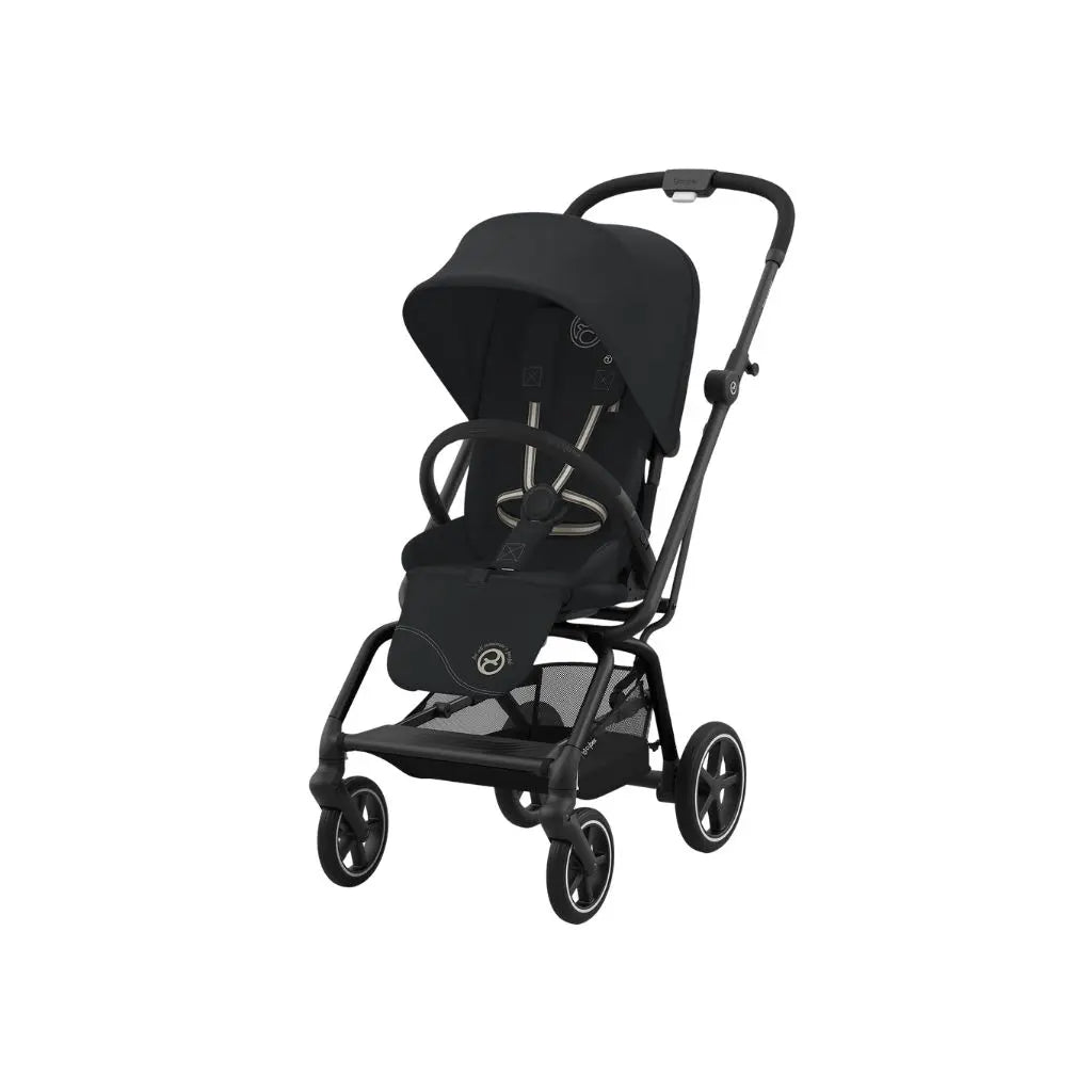 Cybex INFO: Kinderwagen EEZY S TWIST 2 Black Frame, Magic Black